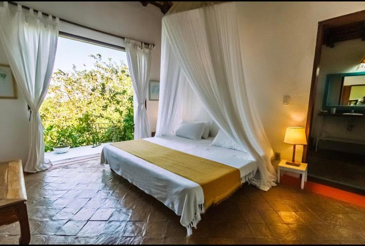 Bed and Breakfast Espelho Bahia Blue House Praia do Espelho Exterior foto