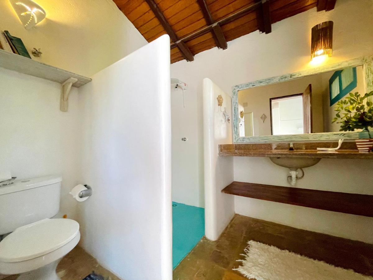 Bed and Breakfast Espelho Bahia Blue House Praia do Espelho Exterior foto