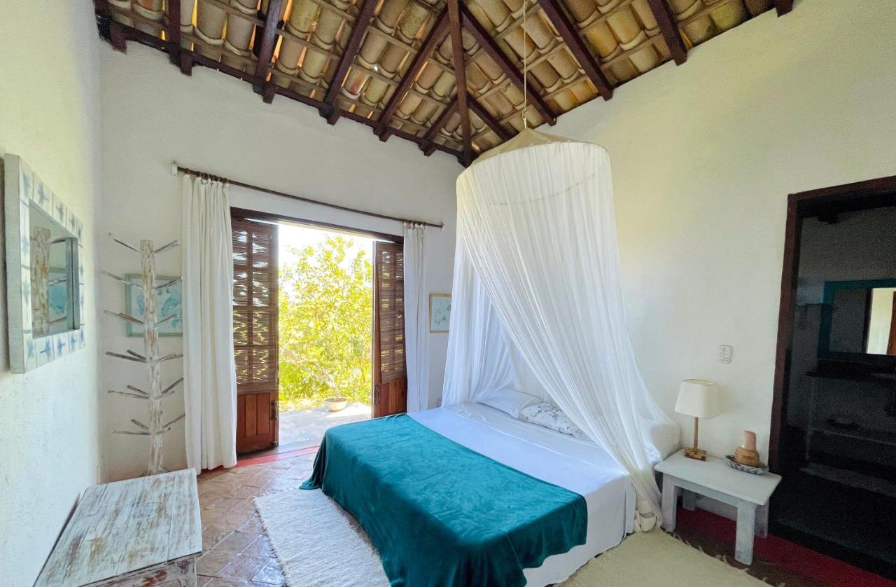 Bed and Breakfast Espelho Bahia Blue House Praia do Espelho Exterior foto
