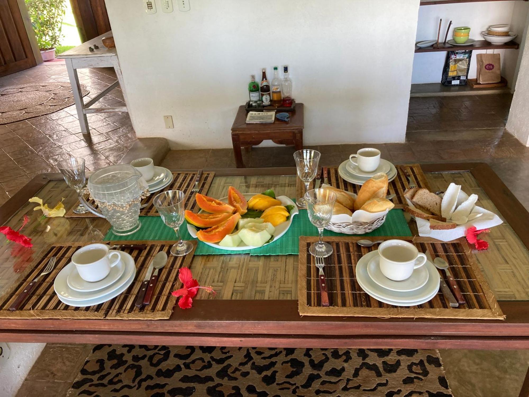 Bed and Breakfast Espelho Bahia Blue House Praia do Espelho Exterior foto