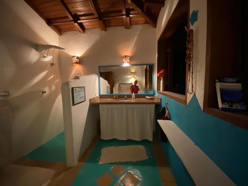 Bed and Breakfast Espelho Bahia Blue House Praia do Espelho Exterior foto